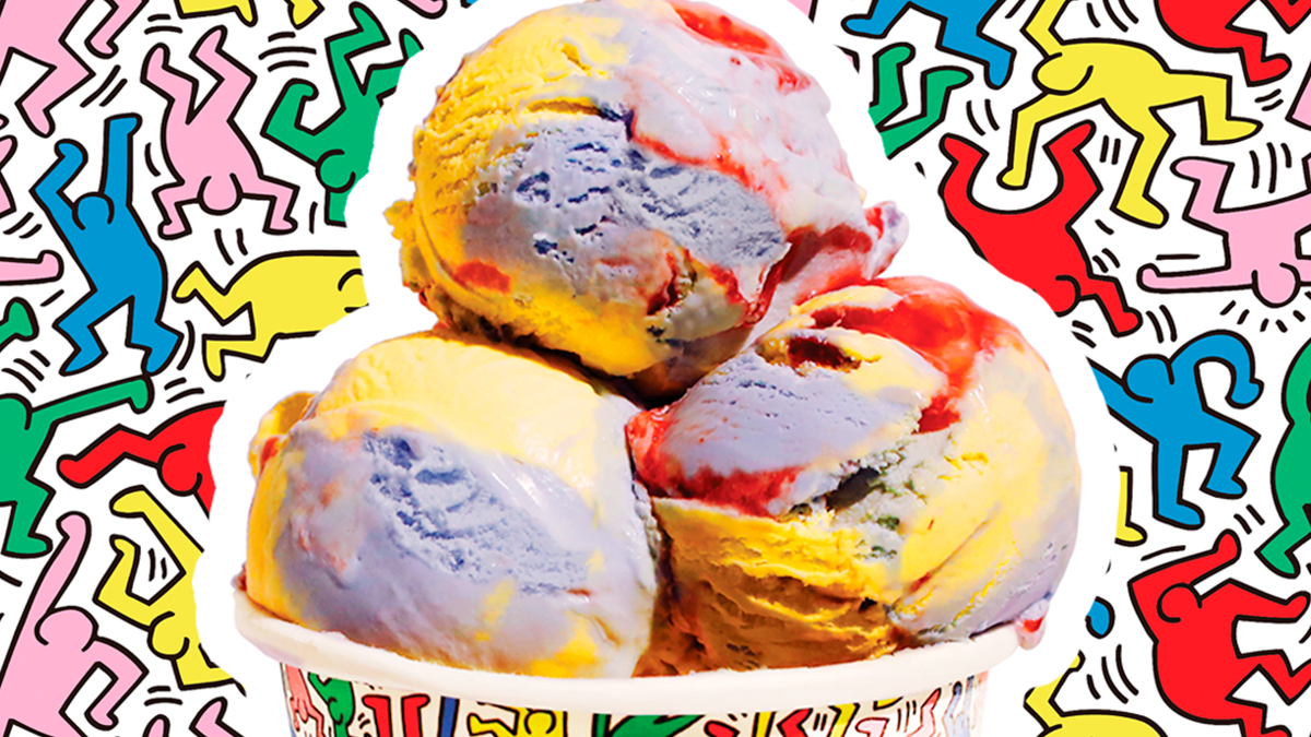 Van Leeuwen x Keith Haring: an ice cream with pop art flavor