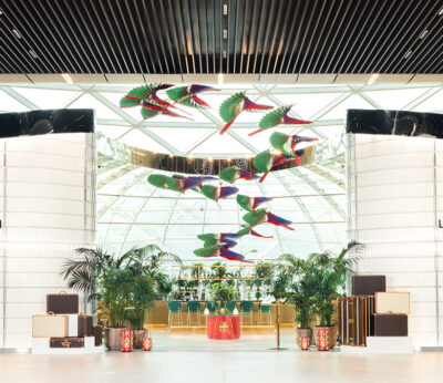 Louis Vuitton despliega en el aeropuerto de Doha un lounge-restaurante de lujo