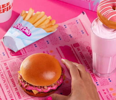 Burger King también se ha sumado a la tendencia Barbiecore