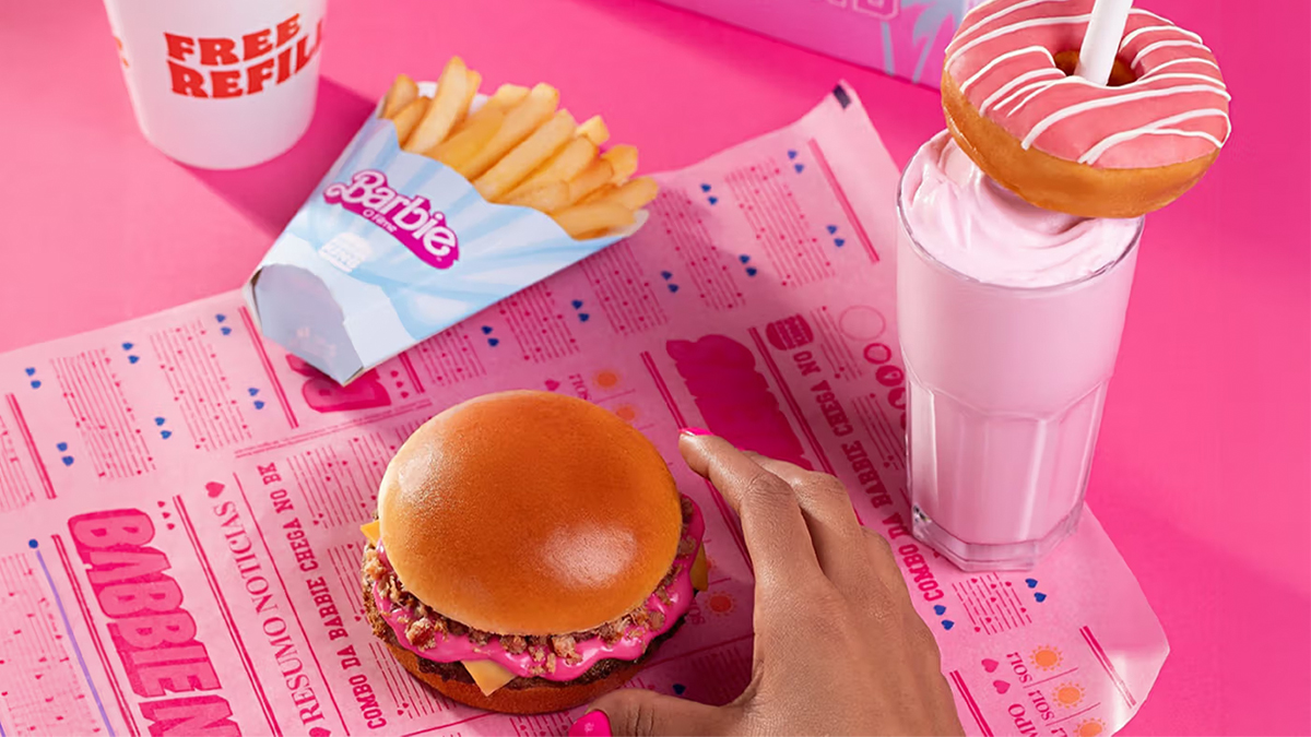Burger King has also joined the Barbiecore trend