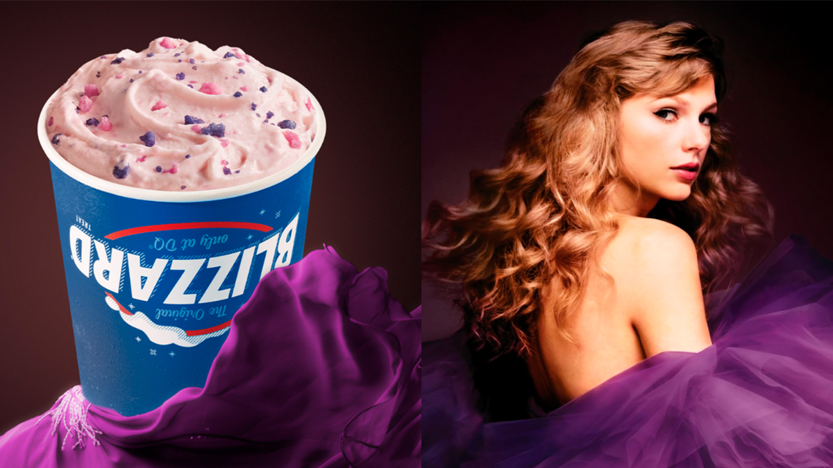 This is the Dairy Queen ice cream inspired by Taylor Swift