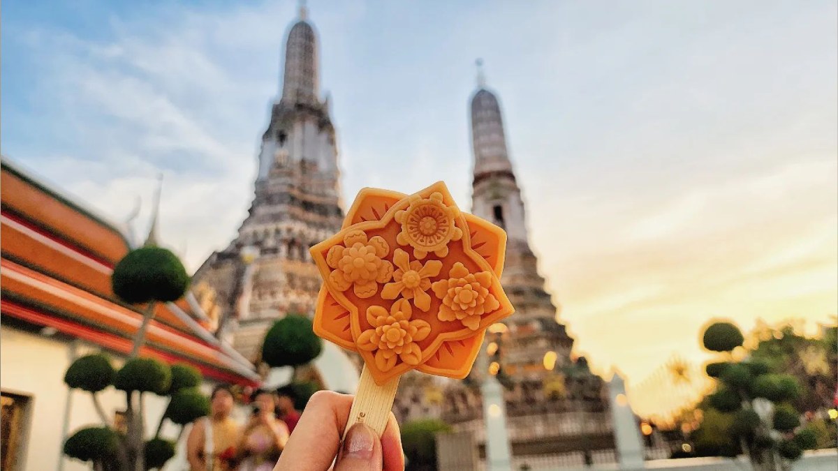 Ice creams inspired by Thai temples