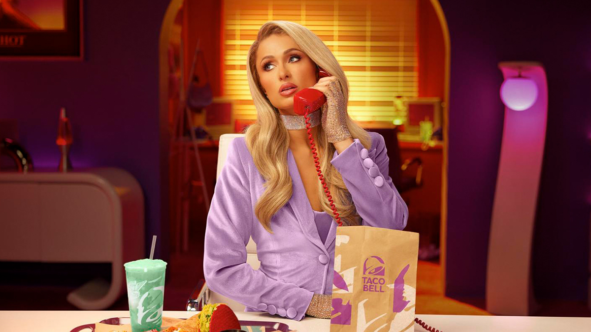 Paris Hilton and Taco Bell team up to celebrate Y2K