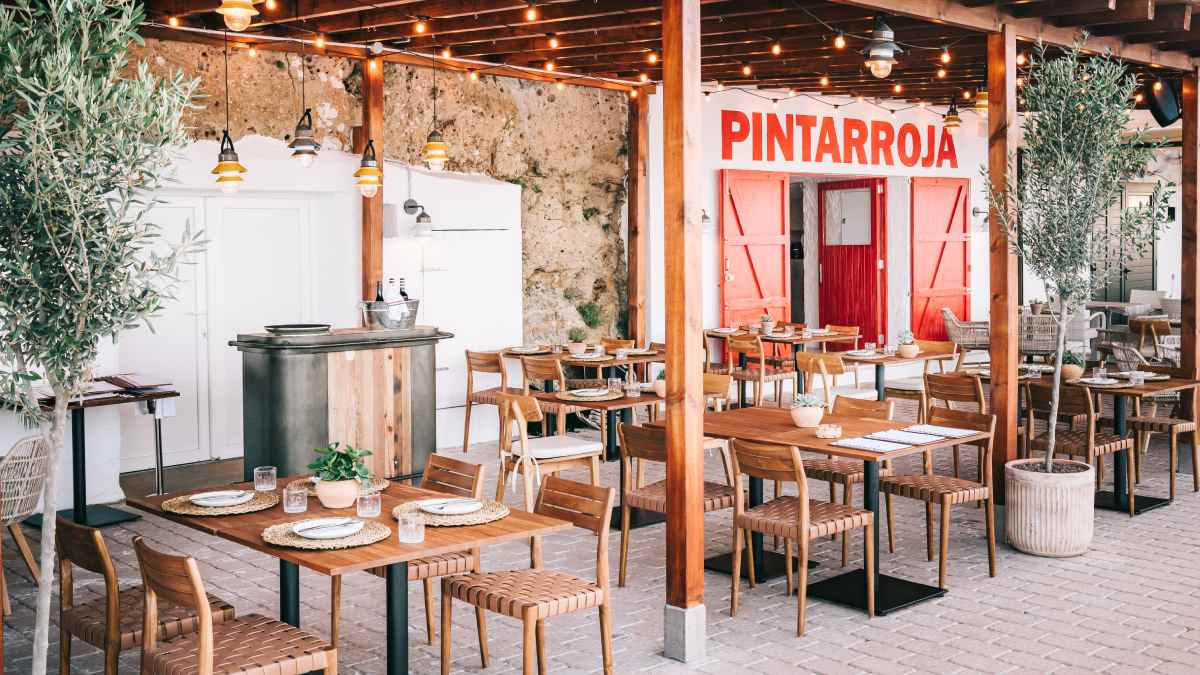 This is Pintarroja, Eugeni de Diego’s new restaurant in Menorca