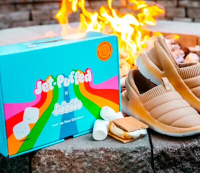 Jet-Puffed convierte sus nubes esponjosas en las sneakers ‘S’mores’
