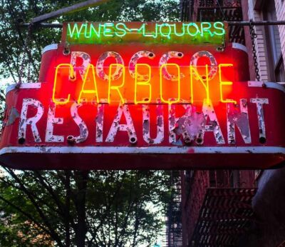 Así es Carbone, el restaurante donde Bad Bunny graba su último vídeo con Al Pacino
