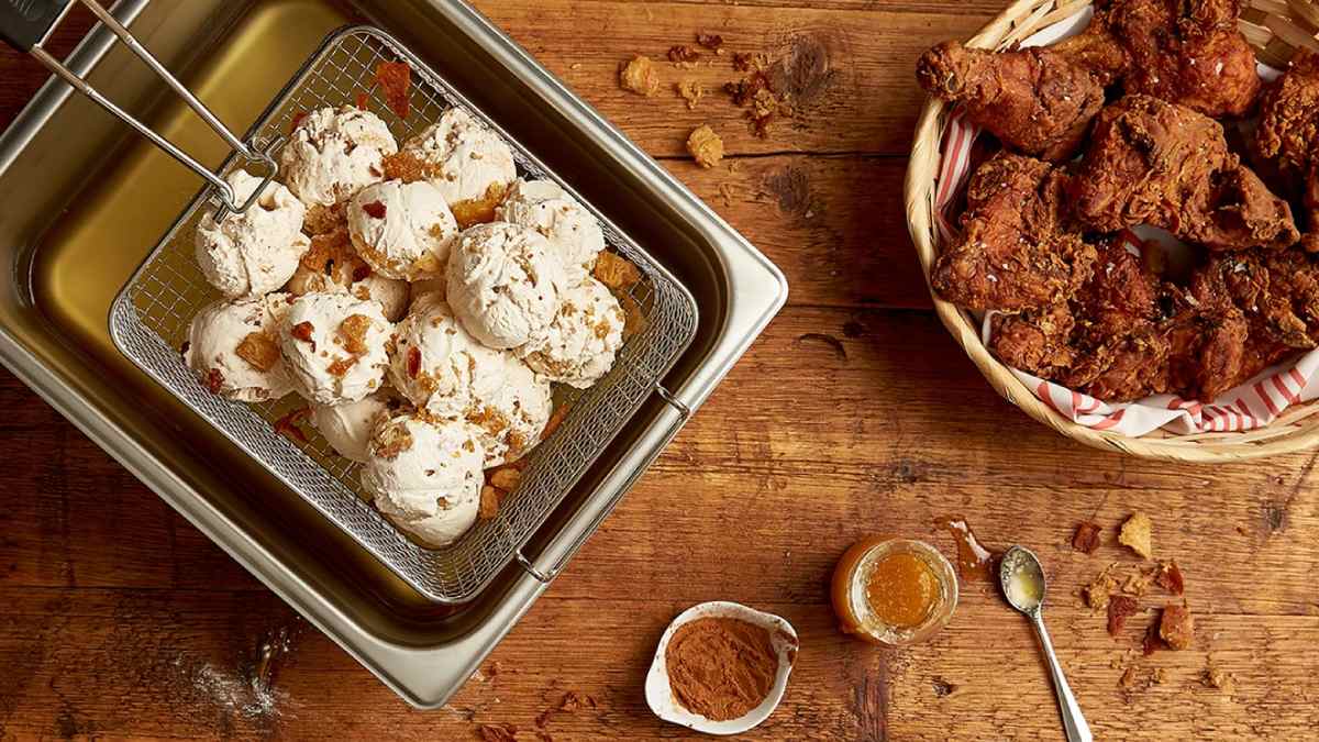 Potato salad and chocolate or fried chicken with cinnamon: these are the most original ice cream flavors this summer