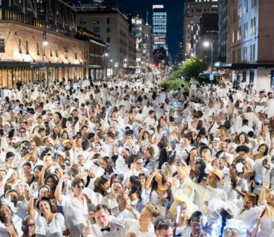 Dîner en Blanc: la cena que ha cubierto de blanco Nueva York