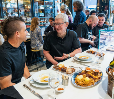 Así es el cocido de Lhardy que ayer se comió Tim Cook con Dabiz Muñoz