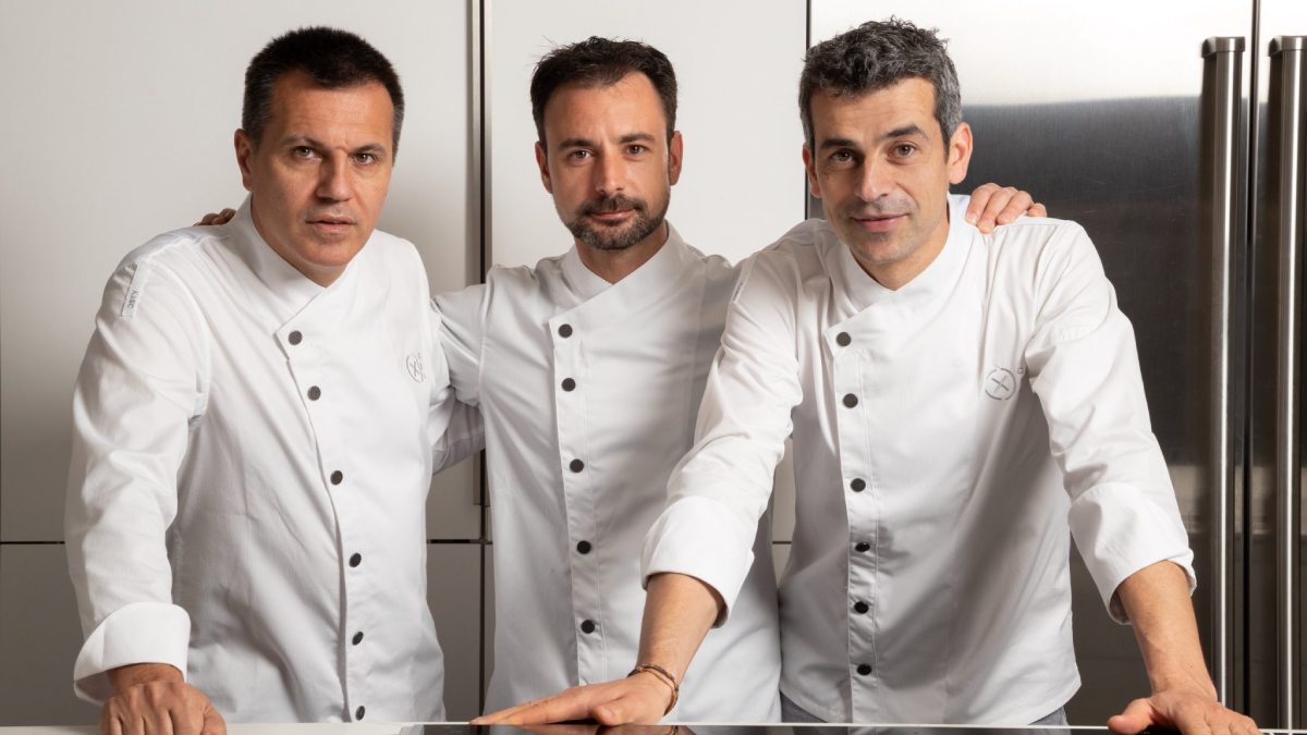 Oriol Castro, Mateu Casañas and Eduard Xatruch, from Disfrutar restaurant, National Gastronomy Award for Best Chef 2023