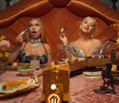 Christina Aguilera y Latto sirven grandes dosis de comida, rap y ópera en el nuevo clip de Just Eat