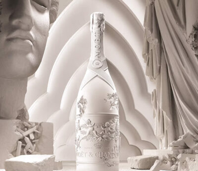 Daniel Arsham esculpe una obra de Moët & Chandon para su 280 aniversario