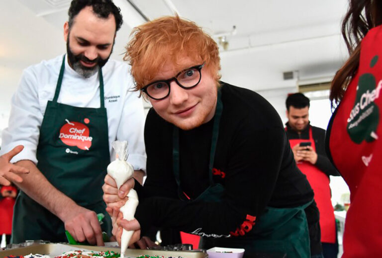 Cómo la cocina ha inspirado el nuevo álbum de Ed Sheeran