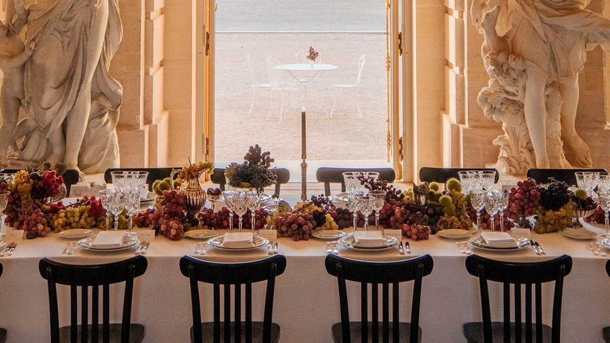 Jacquemus held a dinner in Versailles that will go down in fashion history