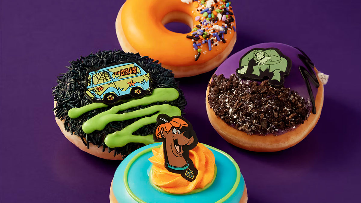 Krispy Kreme joins the Scooby-Doo clan for Halloween