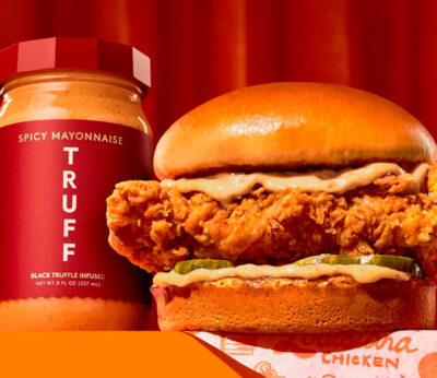 Popeyes se une a TRUFF para elevar su sándwich de pollo al estrado del lujo