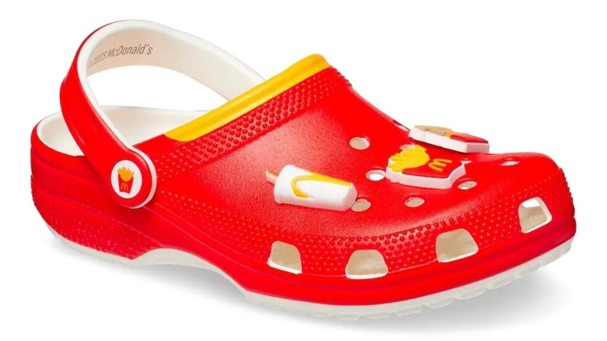 The new Crocs collection is a collaboration with McDonald’s