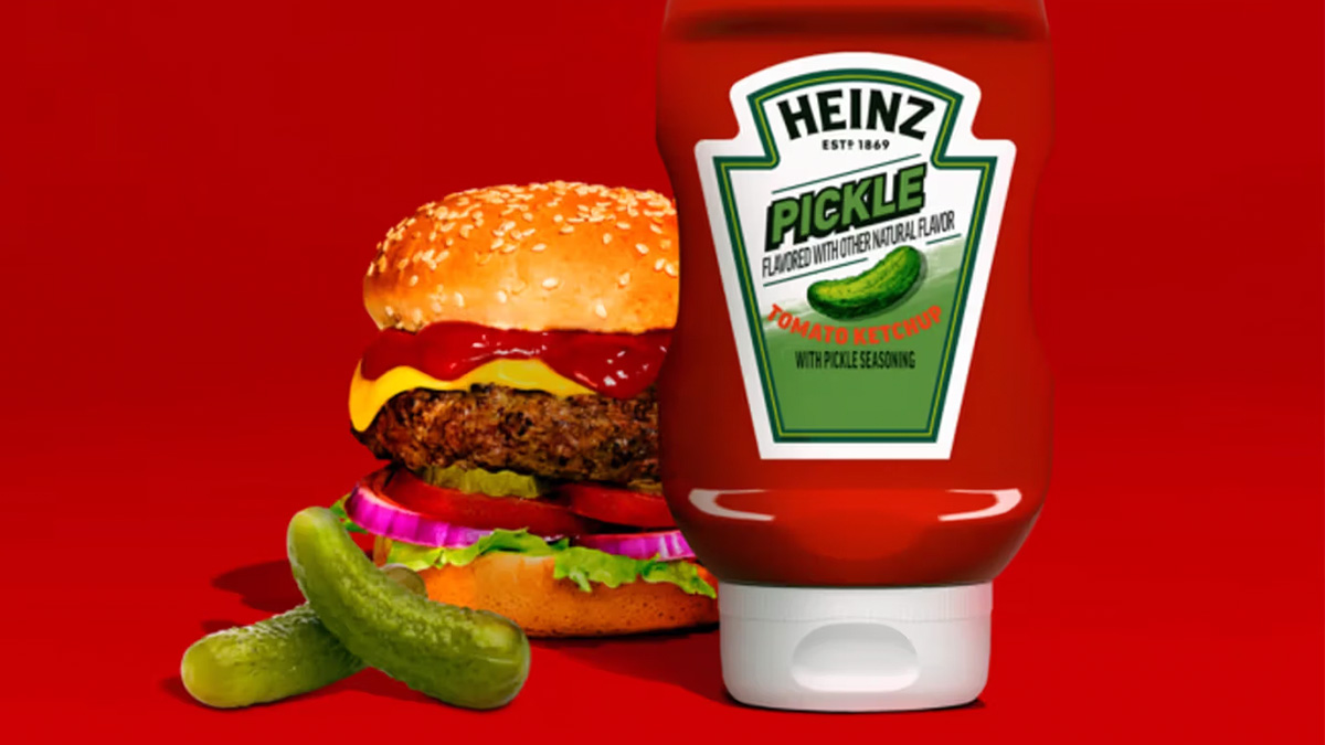 Heinz dips its ketchup into the viral pickle trend