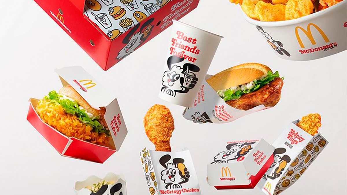 Verdy brings his graphic work into the McDonald’s universe