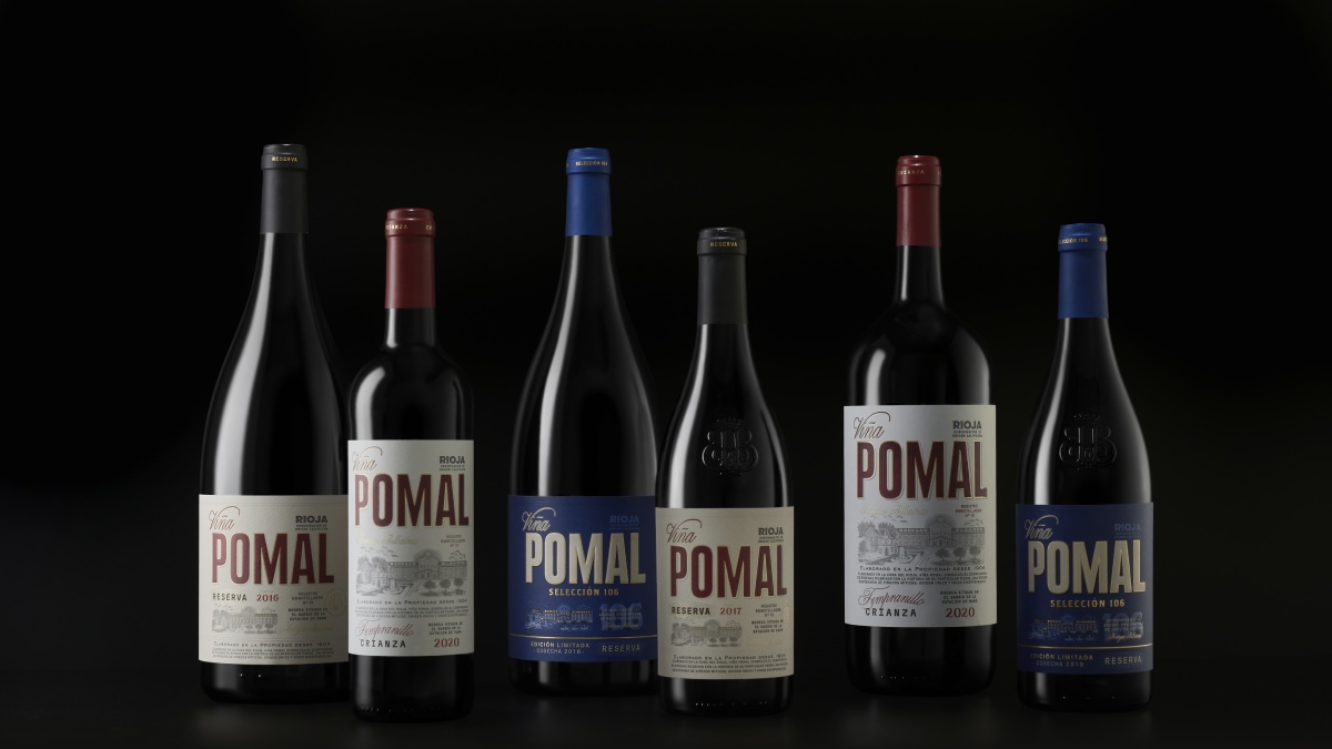 These are the Viña Pomal wines that will be served at the second edition of the T de Oro Tapas Magazine Awards