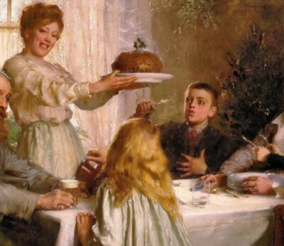 Cómo Dickens transformó la Navidad en una tradición de grandes banquetes