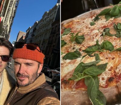 Esta es la pizzería en la que comieron Beckham y su hijo en Nueva York