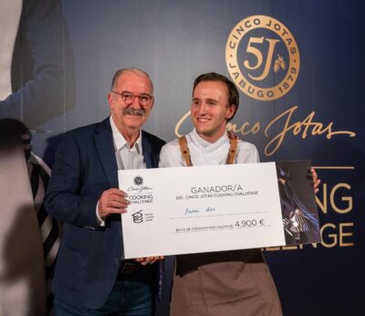 Economía/Gastro.- El joven cocinero Andreu Ares, ganador de la cuarta edición del Cinco Jotas Cooking Challenge