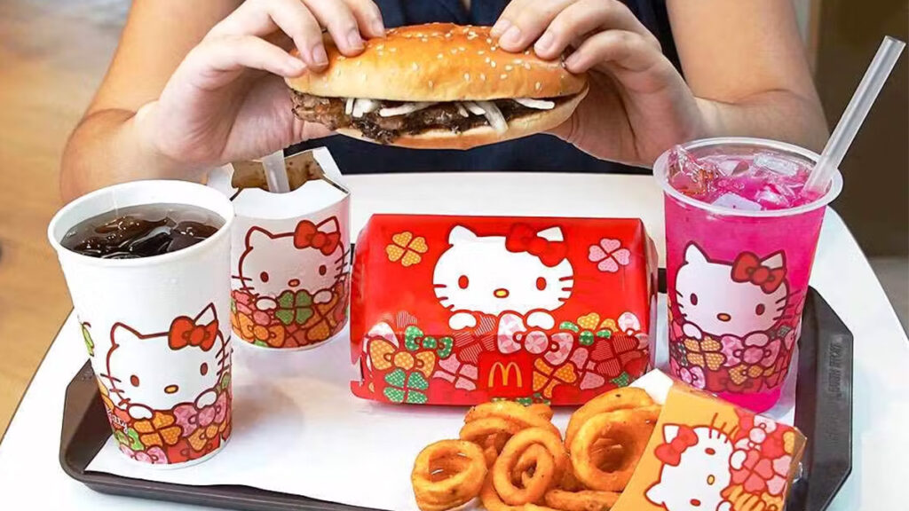 McDonald's celebrates Hello Kitty's 50th birthday with a fantasy menu