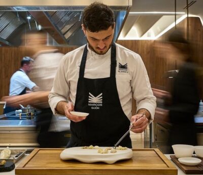 Así es Marcos (Gijón), el restaurante  T de Oro de Tapas Magazine de Asturias que no te puedes perder