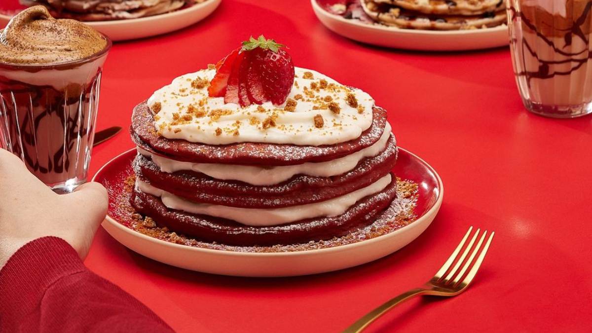 These are the limited edition VIPS pancakes for Christmas