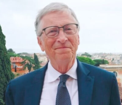 Bill Gates hace un viaje gastronómico a Roma por una buena causa