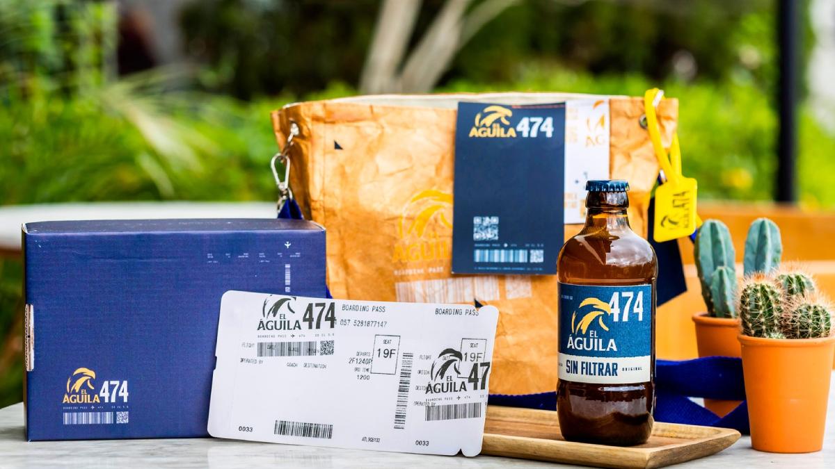 Cerveza El Águila launches an ephemeral travel agency that can take you as far as Egypt or Norway