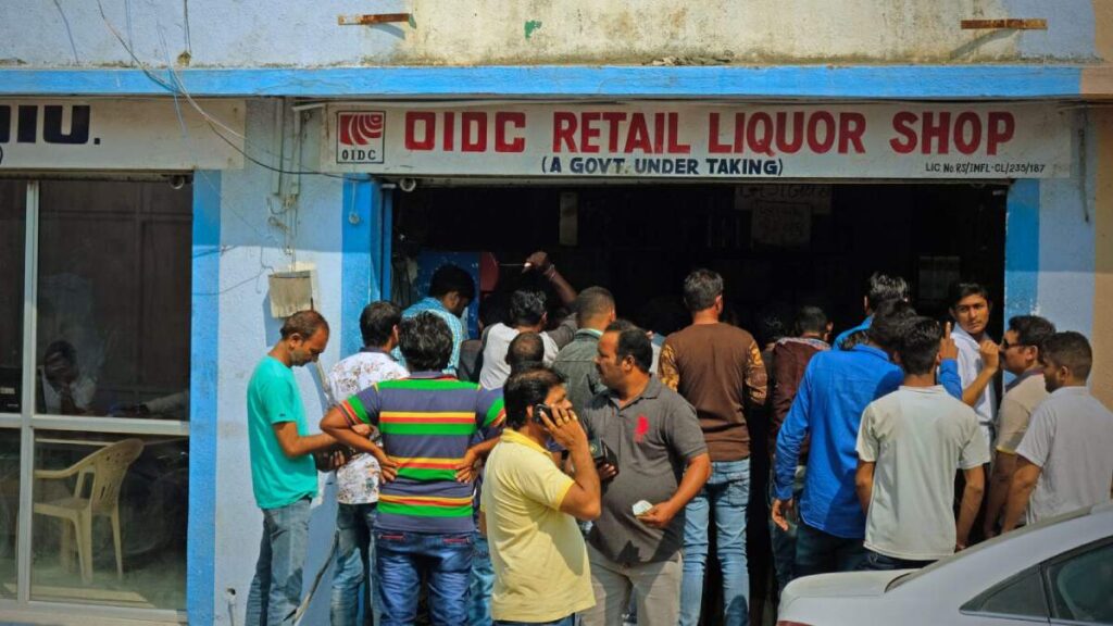En países como India, el alcohol está prohibido en alguno de sus estados.
