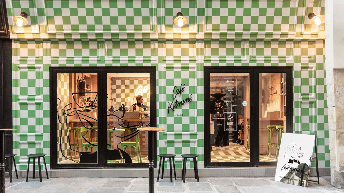 Inside the new Parisian pop-up of Café Kitsuné
