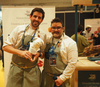 Economía/Gastro.- El chef de Quinqué (Madrid), Carlos Griffo, ganador de la mejor croqueta de jamón ibérico de España