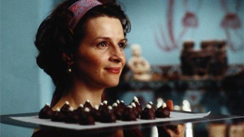 Juliette Binoche y su amor por la cocina, también en películas como 'Chocolat'.