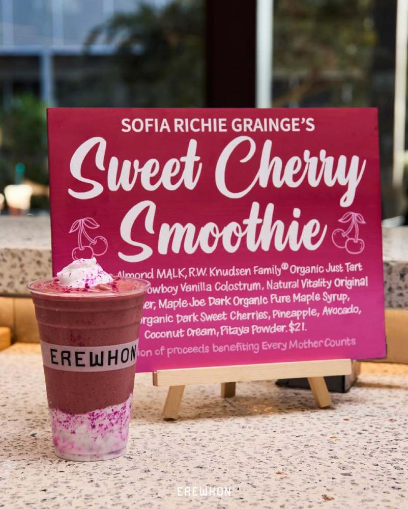 El smoothie Erewhon de Sofia Richie.