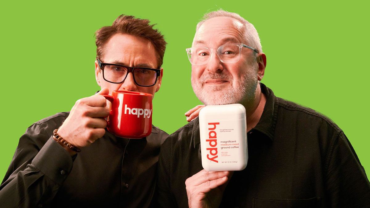 Robert Downey Jr. adds a new gastro project: he has just launched the Happy coffee brand