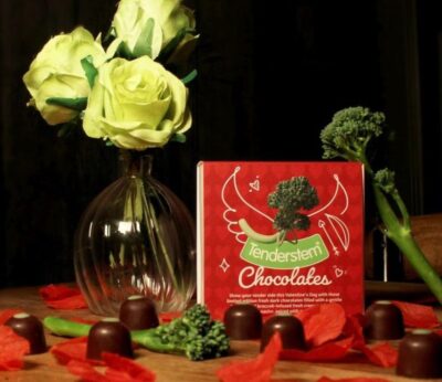 Bombones de brócoli y chocolate, la combinación más peculiar para este San Valentín