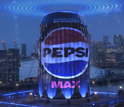 Pepsi presenta su nuevo logo en lugares emblemáticos de todo el mundo