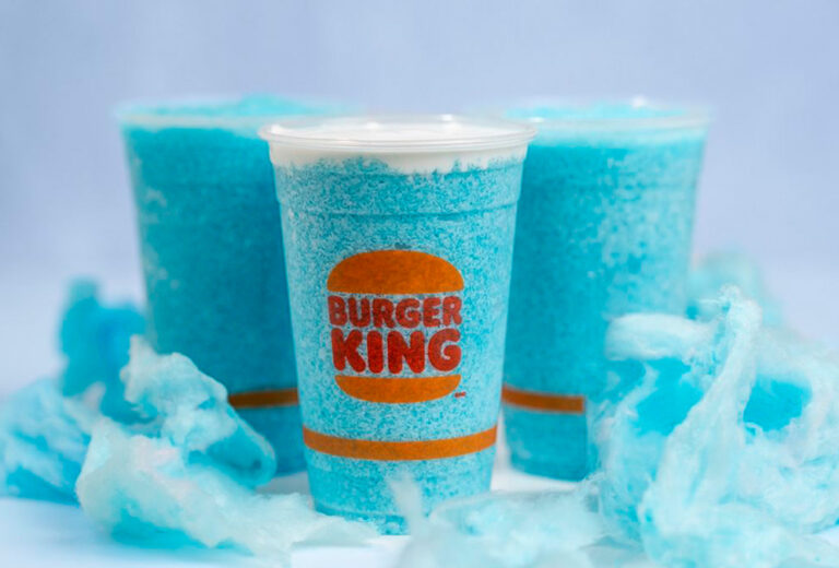 Burger King cautiva a sus fans con una bebida helada de algodón de azúcar