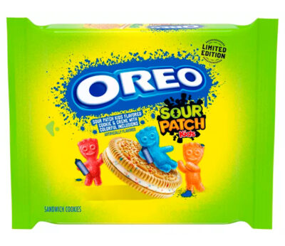 Oreo se une a Sour Patch Kids para lanzar sus primeras galletas ácidas