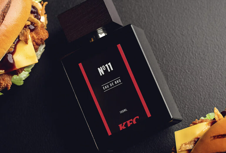 KFC encapsula en un perfume la esencia de su hamburguesa de BBQ