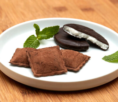 Esta marca neoyorquina recrea pastas clásicas italianas con chocolate