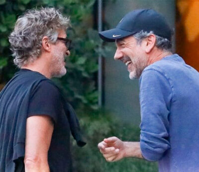Joaquin Phoenix y Todd Phillips cenan en el restaurante Madeo de Los Ángeles