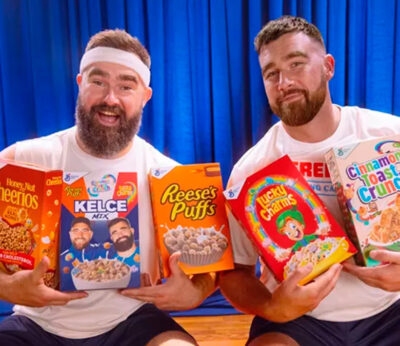 Travis y Jason Kelce acaban de lanzar sus propios cereales