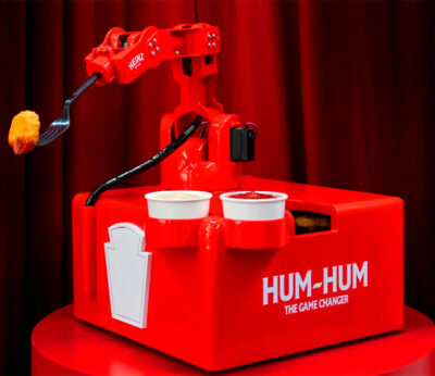 Heinz unveils a robot that dips snacks in sauces for gamers