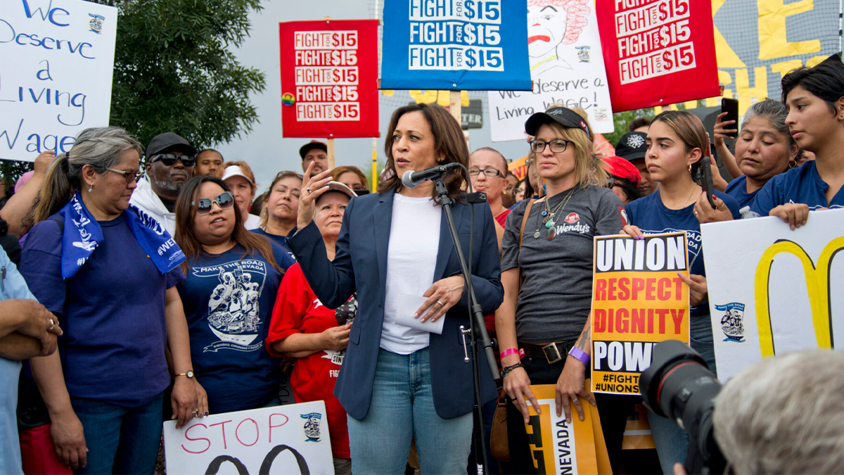 Kamala Harris joins list of celebrities who have worked at McDonald's