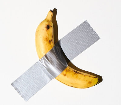 Cattelan’s famous banana could be auctioned for 1 million dollars
