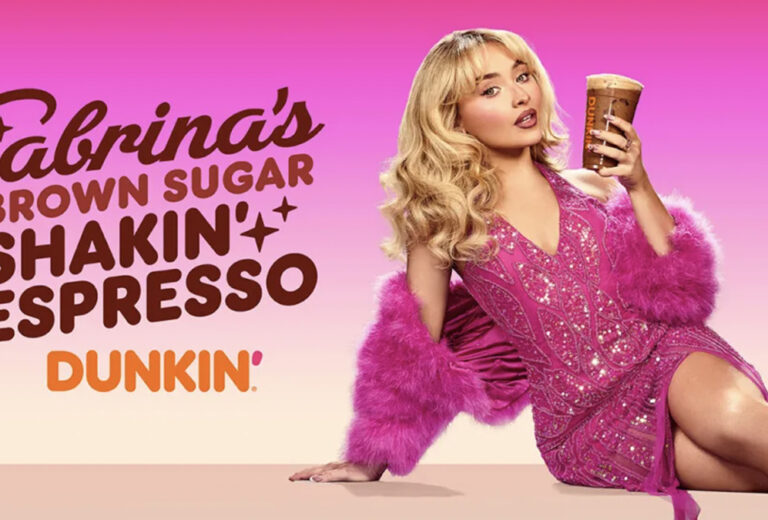 Sabrina Carpenter y  Dunkin’ Donuts agitan el año con su nuevo ‘espresso’